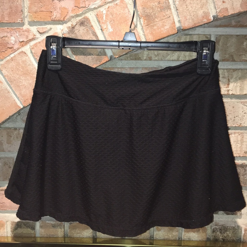 Kydon Black Sleek Tennis Skirt